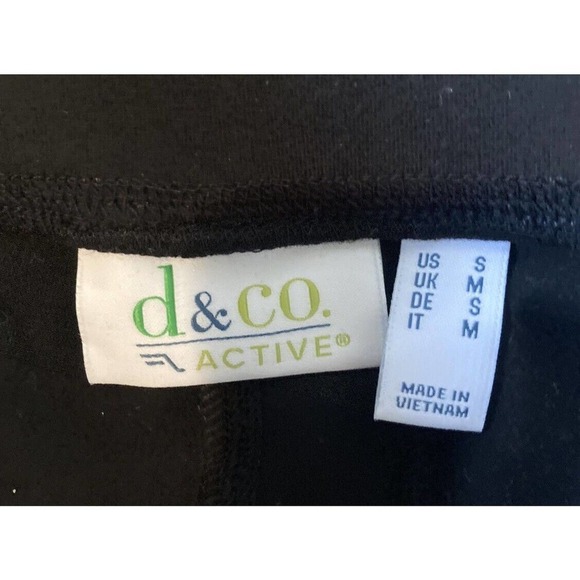 D&Co Active Pull On Leggings Size Small Women’s Black - Picture 3 of 8